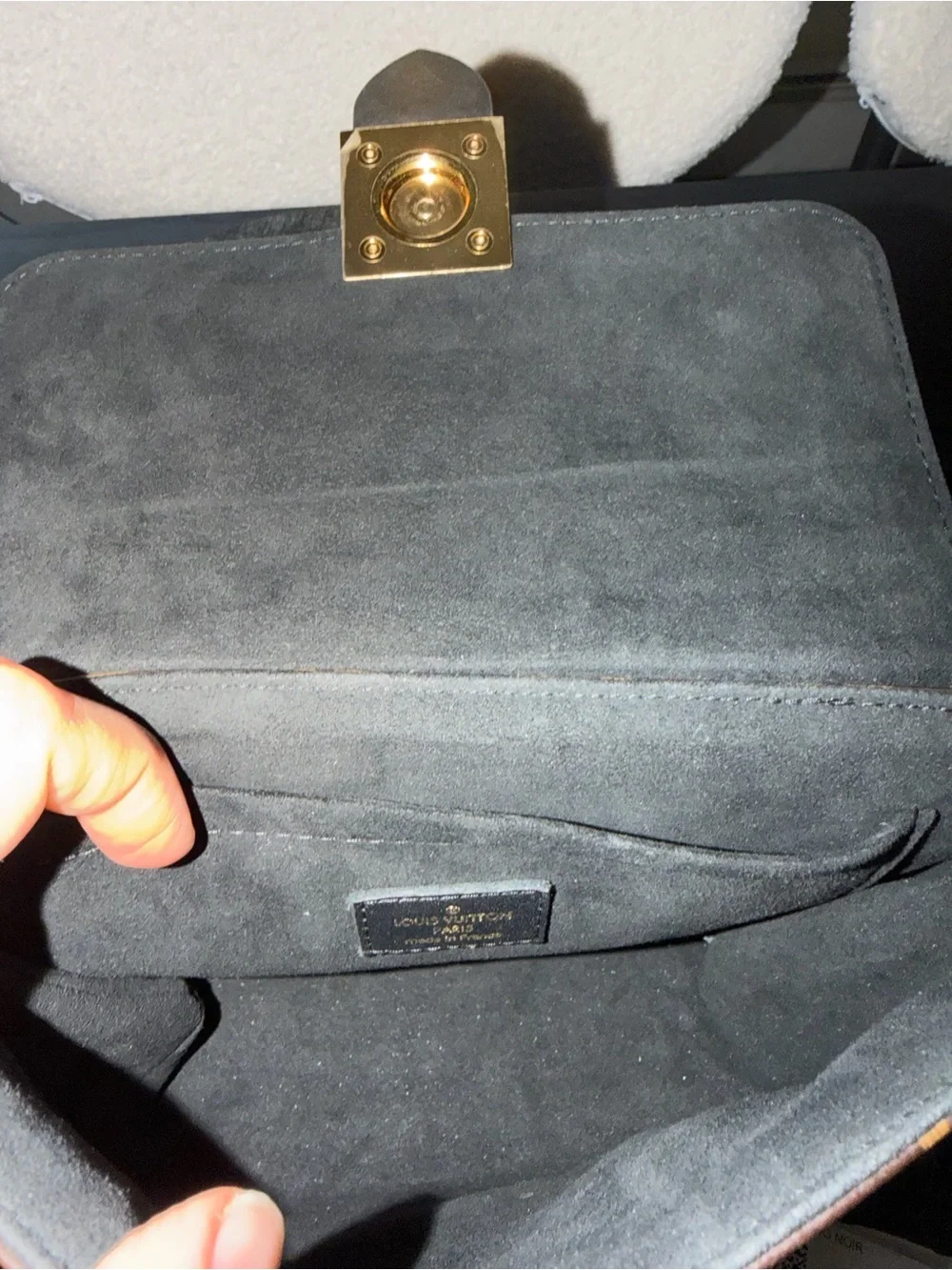 Louis Vuitton Monogram Locky BB Bag in Black